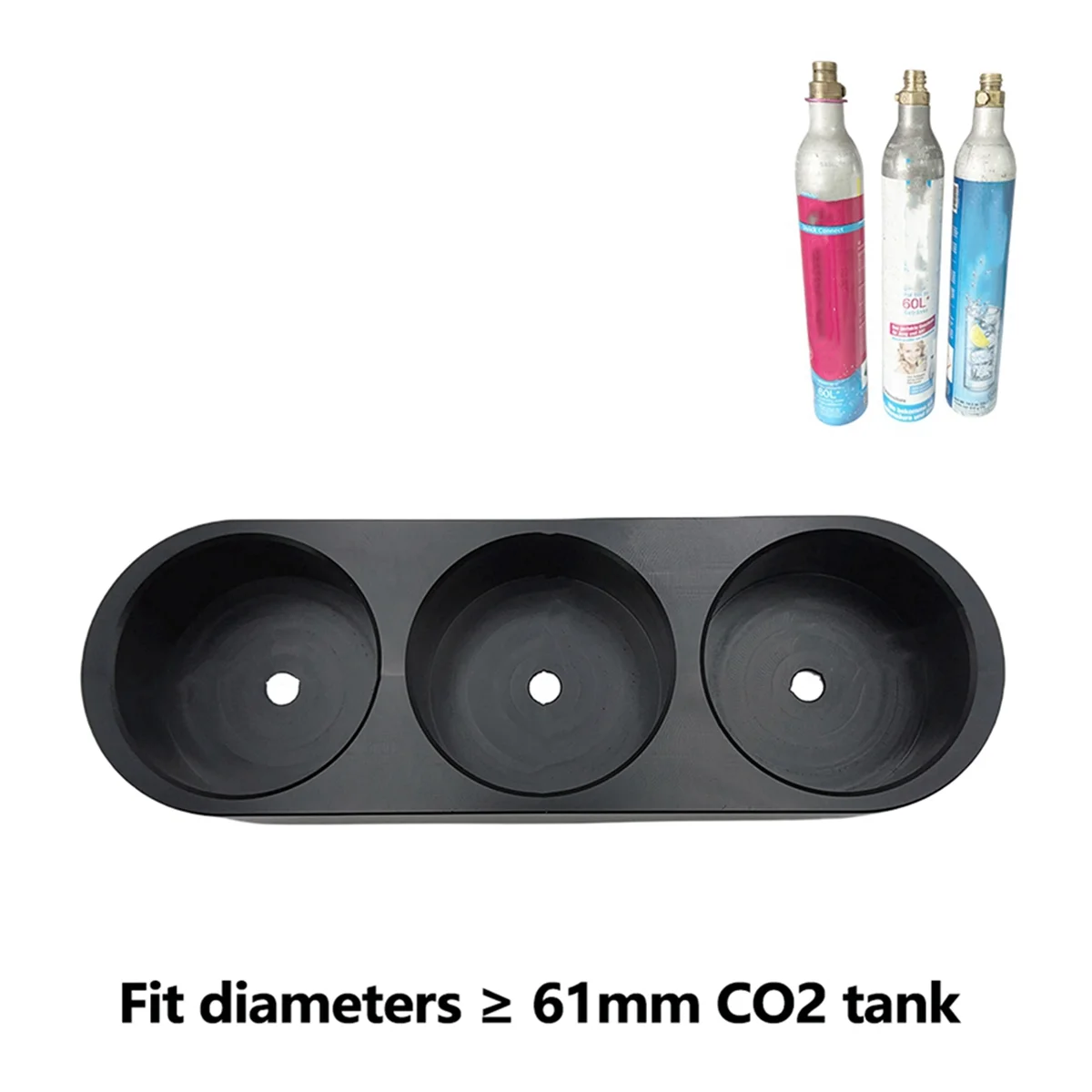Dudukan Botol Sodastar SodaStream Silinder CO2 Diameter 60Mm untuk Menjaga Botol Anda Aman dan Rapi