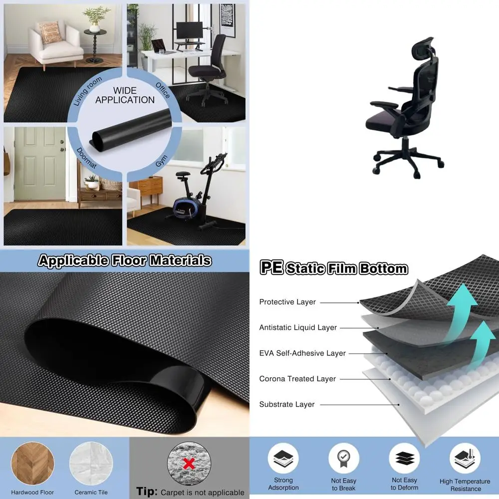 

Водонепроницаемый коврик для стула 50x60 для паркетных полов, коврик для офисного стола для стульев на колесиках, противоскользящая защита пола для домашних офисов a