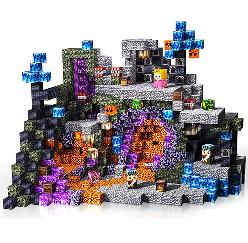 KuNuo – ensemble de blocs de Construction magnétiques, jouet de Construction, améliorant la Coordination œil-main, adapté aux hommes et aux filles