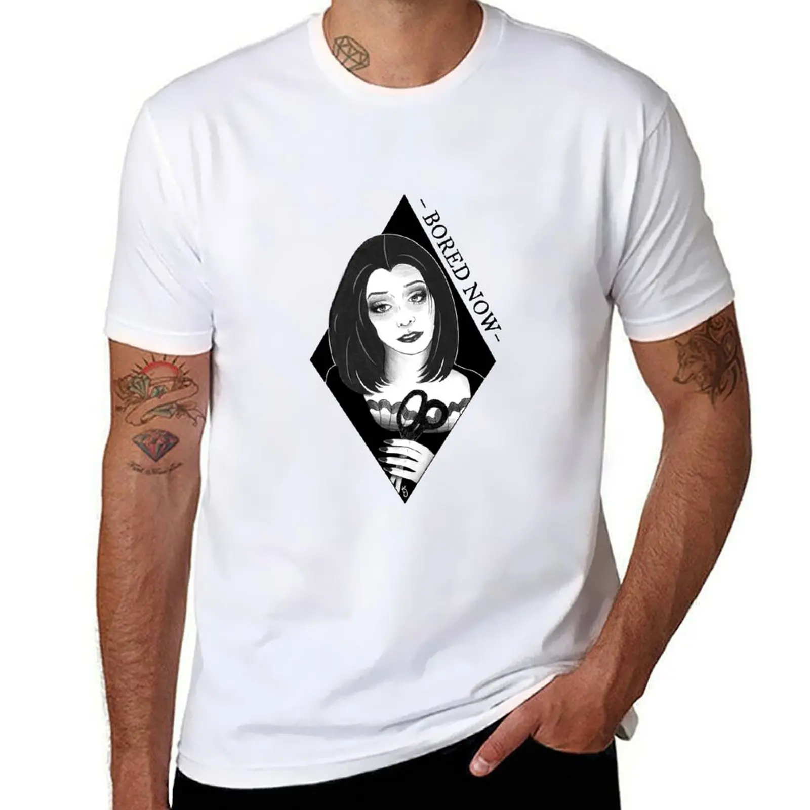 

Btvs Bored Now Willow Dark T-Shirt Fashion Casual Short Sleeve T-Shirt