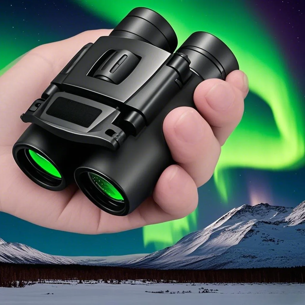 HD Compact Binoculars - Large Eyepiece for Adults & Kids, High Powered with Easy Focus | Low Light Vision & Waterproof | P