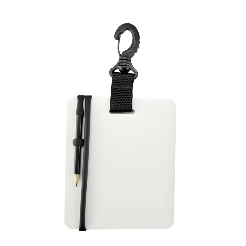 Universal Underwater Writing Board Scuba Diving Gear Logs Long-lasting Reusable Slate User-Friendly With Pencil