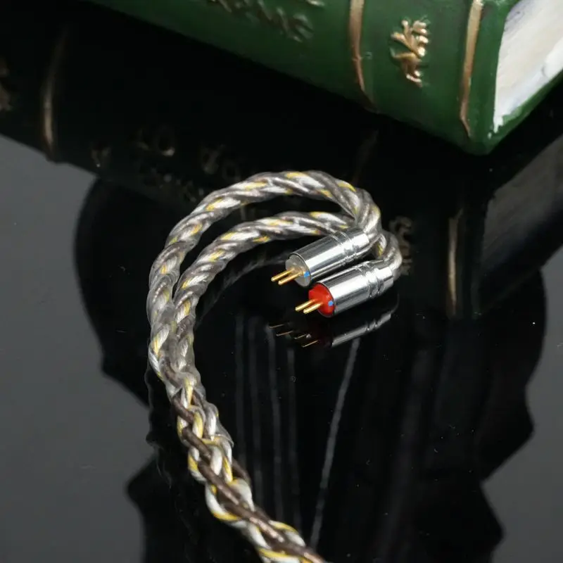 ZiSin-320 8-Core In ear HIFI earphone upgrade cable For HD650