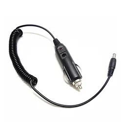 12V DC Car Cigarette Lighter Slot Charger Cable For BaoFeng UV-5R UV-9R PLUS Walkie Talkie Accessories Replacement Car Charger