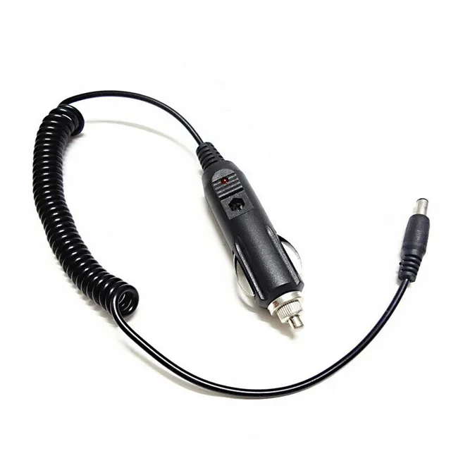 12V DC gniazdo do zapalniczki samochodowej kabel do ładowarki dla BaoFeng UV-5R UV-9R PLUS Walkie Talkie akcesoria wymiana ładowarki samochodowej
