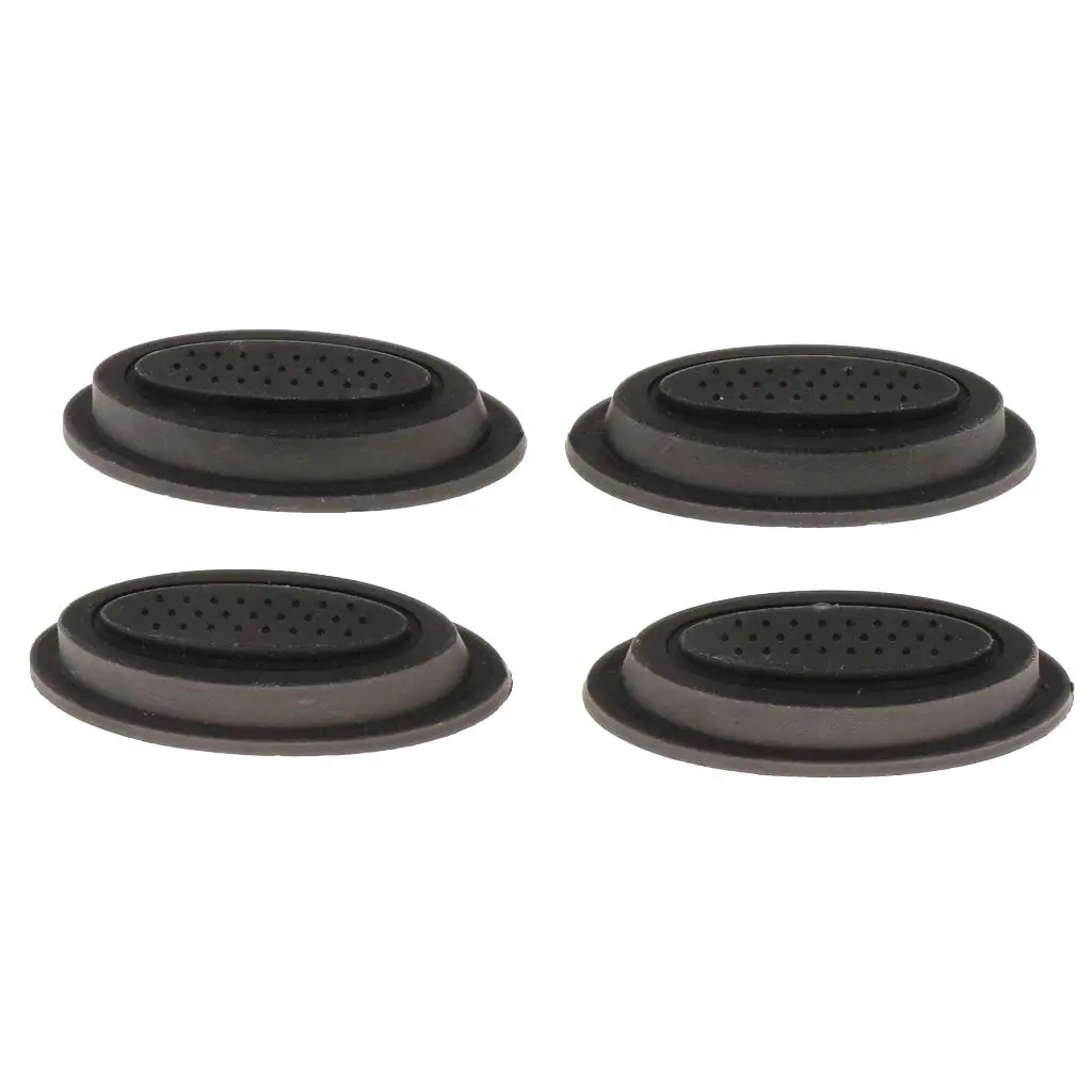 4Piece Plastic Luggage Feet Pad Stud Door Stop Spike Floor Protector(S Type)