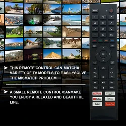 ERF3J80H Replacement Remote Control Fit for Hisense 4K UHD Android Smart TV