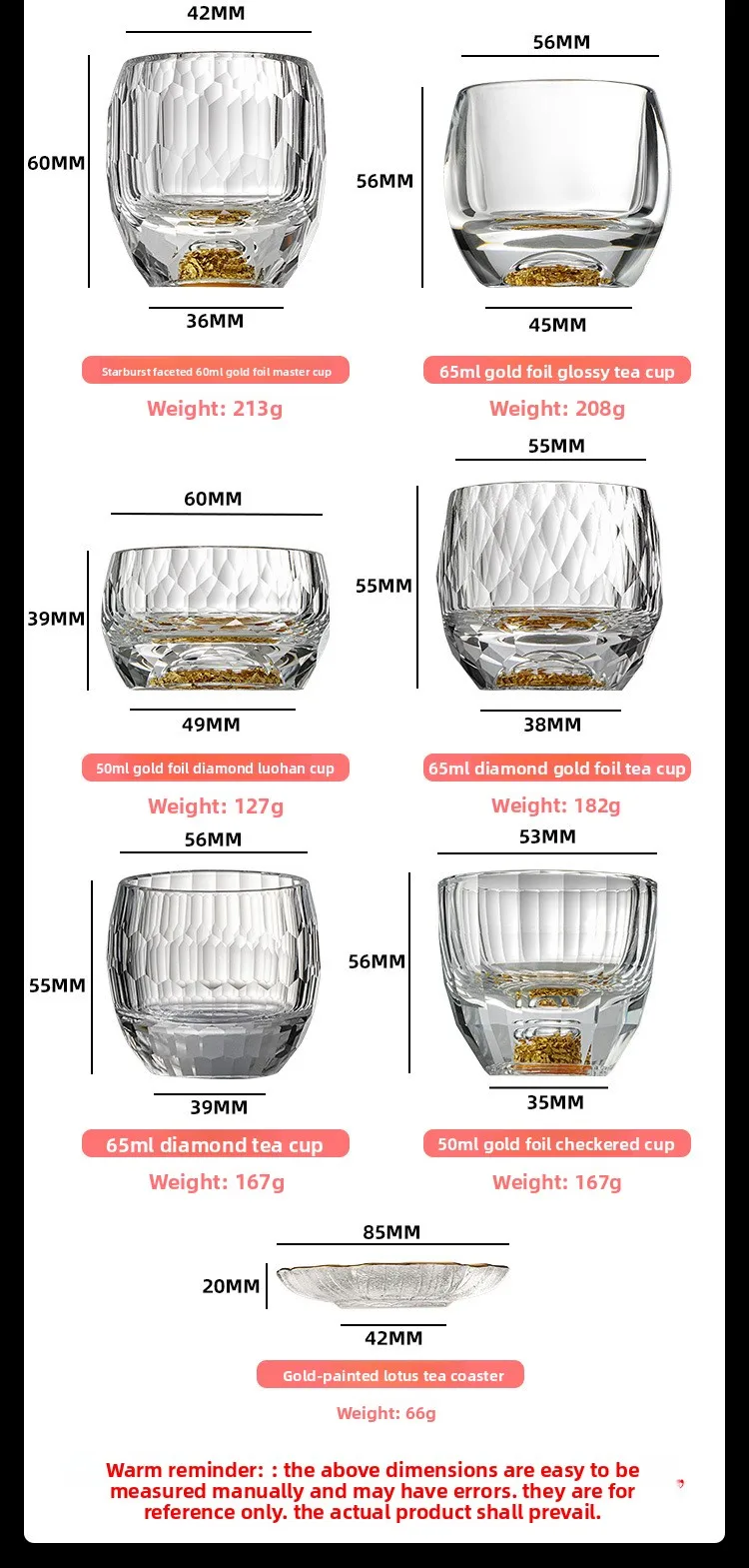 Crystal tea set, a complete set of gifts, Kung Fu tea set, portable travel tea