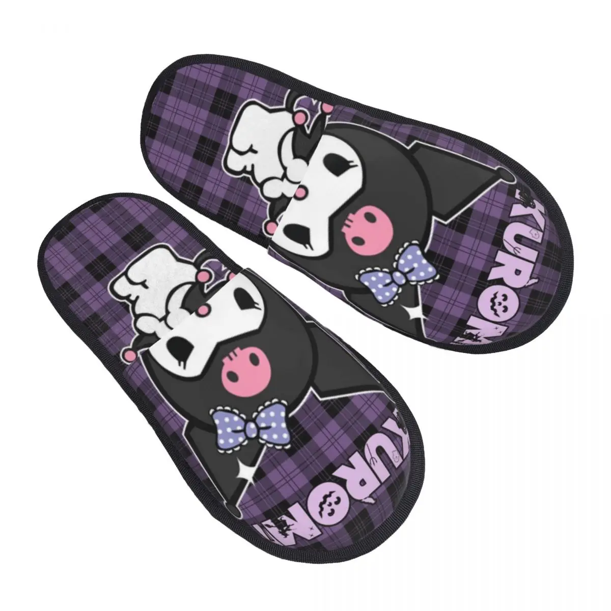 مخصص كورومي الكرتون رغوة الذاكرة النعال النساء مريح النعال المنزل الدافئة