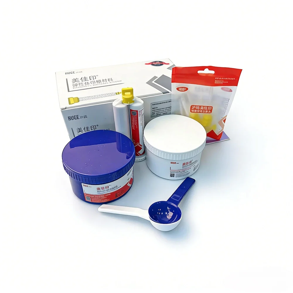 Dental Impression Putty Kit | Dual-Viscosity for Crown/Bridge/Implant | Tear-Resistant, Detail-Capturing Clinic Use