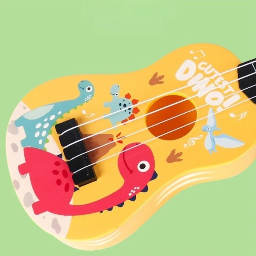 Educational Playable Children Ukulele 4 Strings Montessori Mini Guitar Instruments Playtime Learning