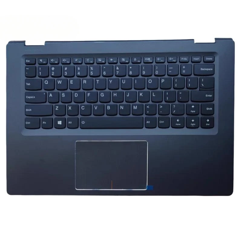

K New English Keyboard With Shell Palmrest Upper Case For Lenovo YOGA 510-14IKB Flex 4-1470 1480 Yoga 510-14IKB Laptop C Cover