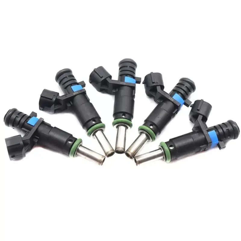 Conjunto de injetores de combustível M49K 5X 07K906031C para componentes de motor Jetta Beetle Passat 2.5L 2007- 2014