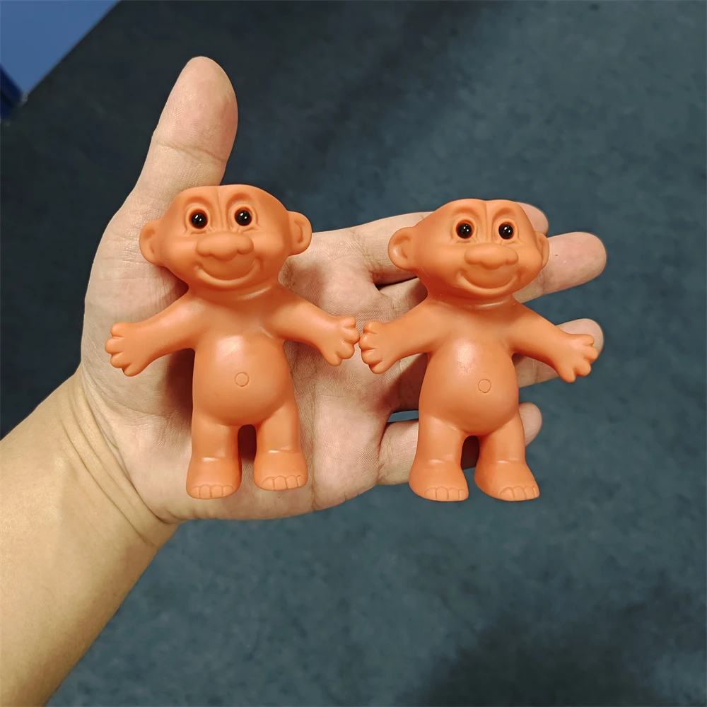 1/100pcs Portable PVC Troll Doll Protective Vintage Classic DIY Doll Decorate Light Holder Cute Troll Anti Fall Storage Case image 5
