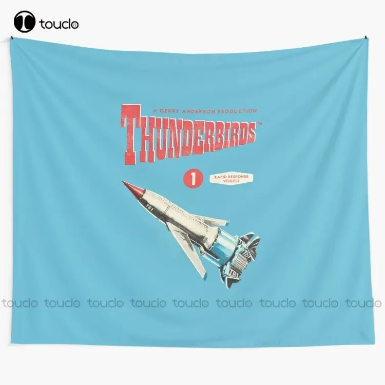 Thunderbird 1 Classic Scifi Tapestry Tapestry Online Store Tapestry Wall Hanging For Living Room Bedroom Dorm Room Home Decor
