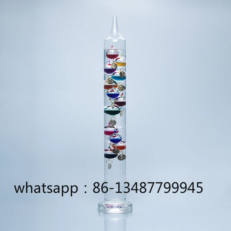 Colored Ball Thermometer Office Bedroom Thermometer Tube Galileo Thermometer Valentine's Day Gifts