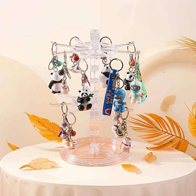 حامل عرض مجوهرات قابل للدوران، حامل سوار متعدد الأغراض، حامل عرض قلادة متين للمنزل