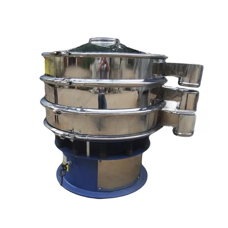 Food Industry Electric Vibrating Screen Sifter Machine For Corn Flour Powder Rotary Vibro Sieve Sifter