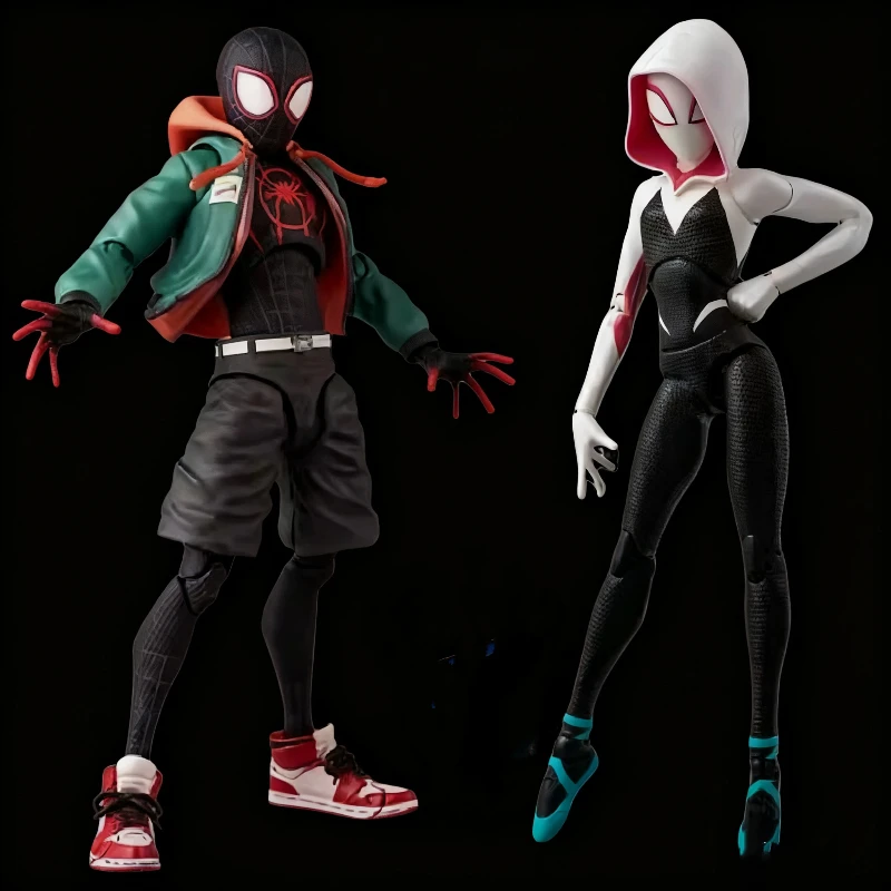 Miles Morales-Kit de modelismo de Spider-Man, periféricos de animé, modelo de figuras de acción manuales, adorno de escritorio, juego de Anime, coleccionar regalos