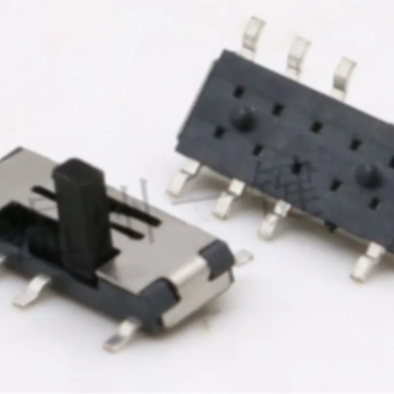 100PCS MST-23C02 MINI slide switch 2P3T SMT SMD 8 pin 3 position mini toggle switches micro slide switches with spot image 3