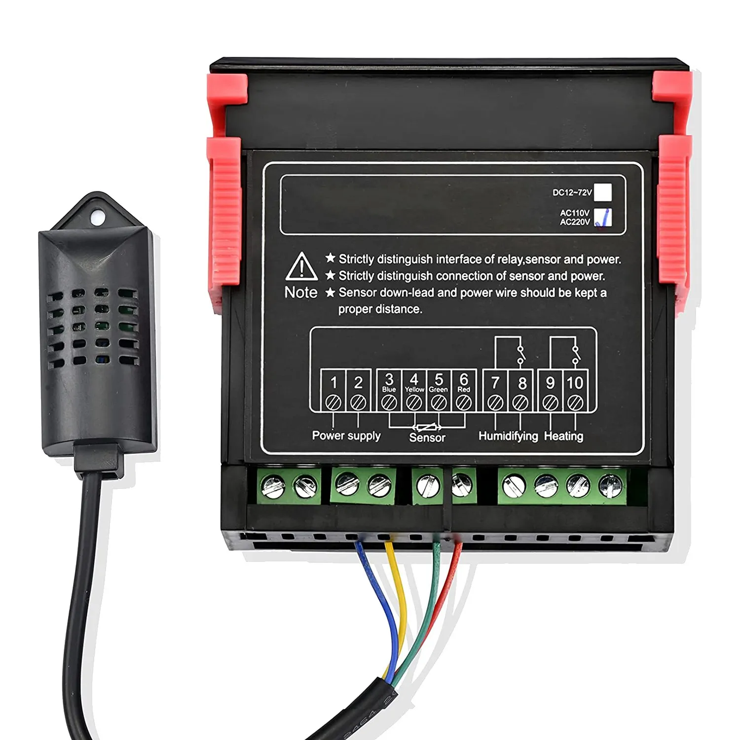 ABRS-AC110-220V SHT2010 Smart Touch Interface Temperature And Humidity Controller Breeding Planting Brewing Household