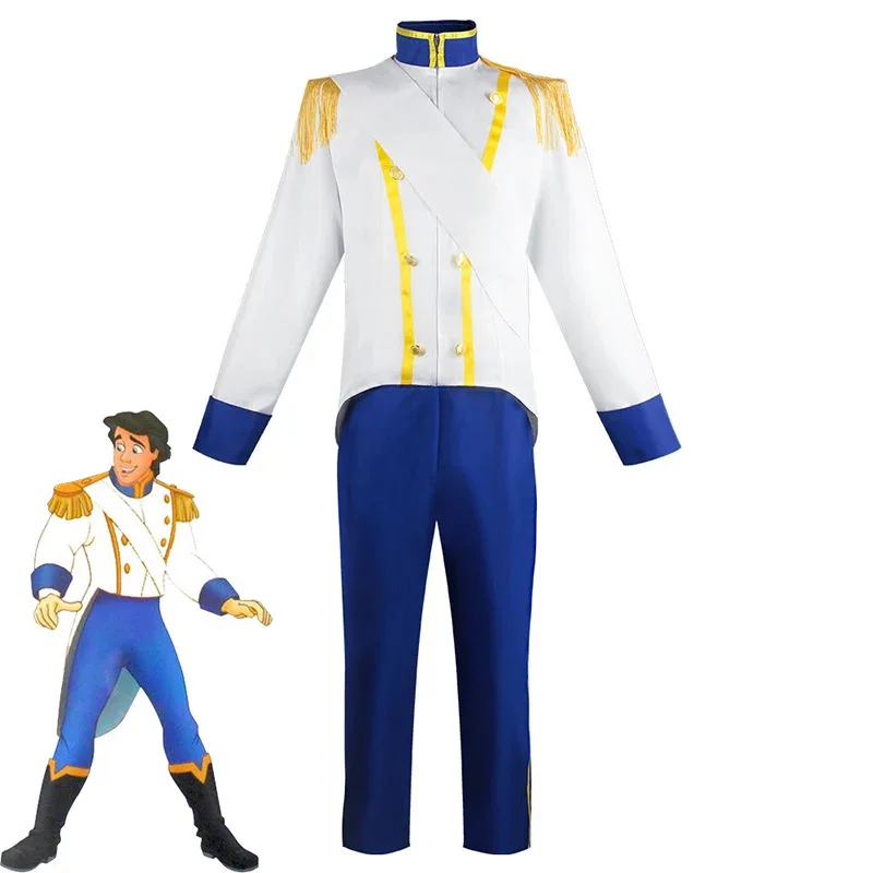 Prince Eric Amusement park costume  Costume The Little Cosplay Costume Halloween Carnival Performance Party Clothing Adult Birth