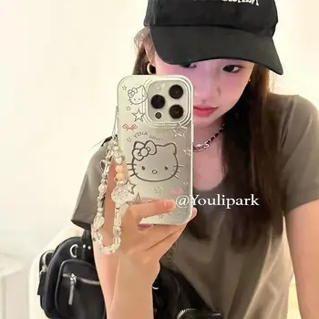 만화 전기 도금 헬로 키티 폰 케이스, 아이폰 15, 14, 프로 맥스, 11, 13, 12, 미니 니치 X, Xs 낙하 방지 폰 케이스에 적합 Best5 만화 전기 도금 헬로 키티 폰 케이스, 아이폰 15, 14, 프로 맥스, 11, 13, 12, 미니 니치 X, Xs 낙하 방지 폰 케이스에 적합 Best5
