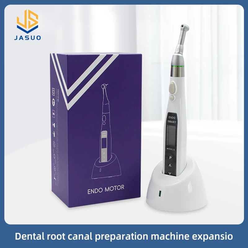 Dental Wireless Endo Motor 16:1 Contra Angle Endodontic Instrument Root Canal  Rotary Motor Root Canal Instrument