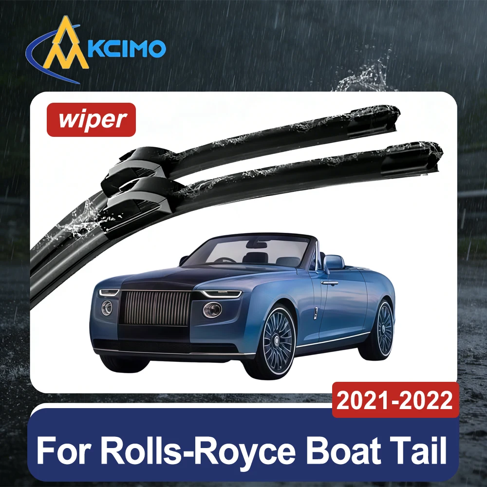 

Front View Windshield Wipers For Rolls-Royce Boat Tail 2021-2022 Premium Clear Vision Quiet Streak-Free Wiper Blades