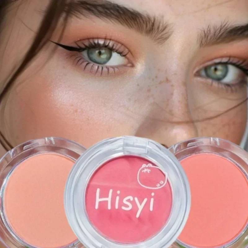 กันน้ํา Cheek Tint Blush Palette Face Contouring Face Blusher Natural Cheek Rouge เครื่องสําอาง Brighten Face Blush Powder