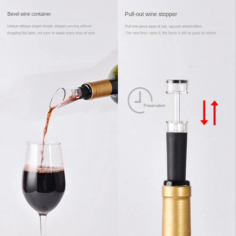 Rechargeable Wine Bottles Openers With Foil Cutter Automatic Wine Corkscrew For Kitchen Bar Wedding