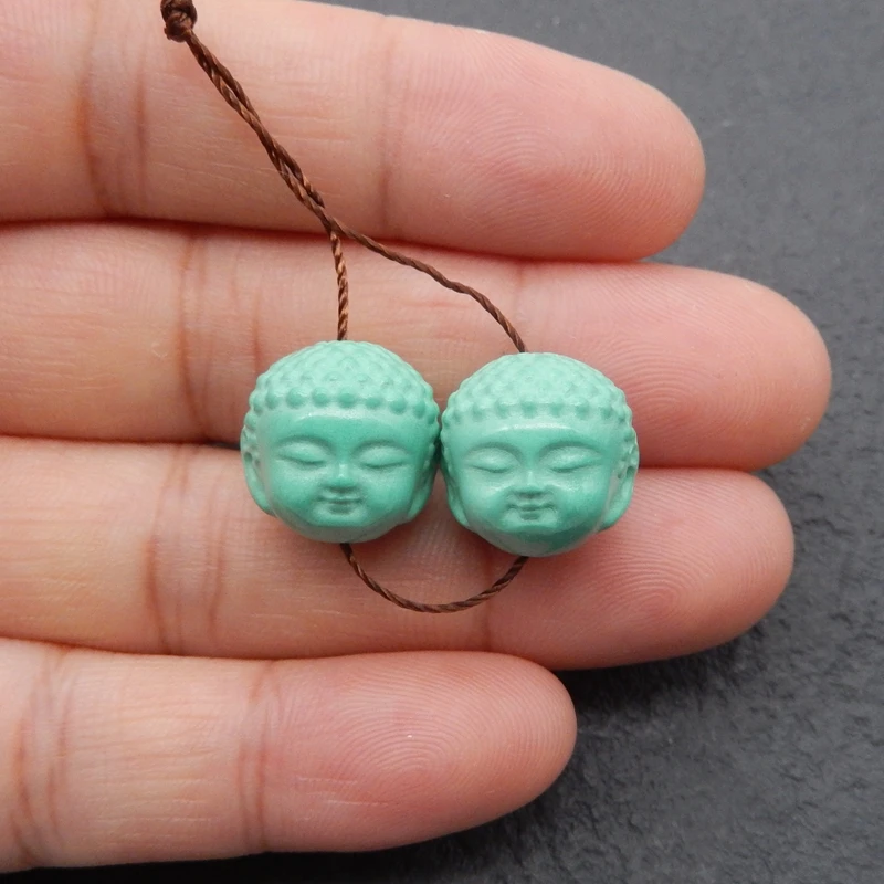 

B&F Turquoise Earring Beads Making, Handmade Natural stones beads for Jewelry , Stones for jewelry Making Supplies