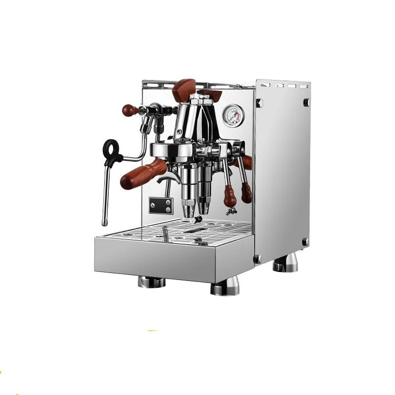 Italian Professional Espresso Coffee Maker All-In-One Industrial Multifunctional Machine Business Stainless Steel Housing US