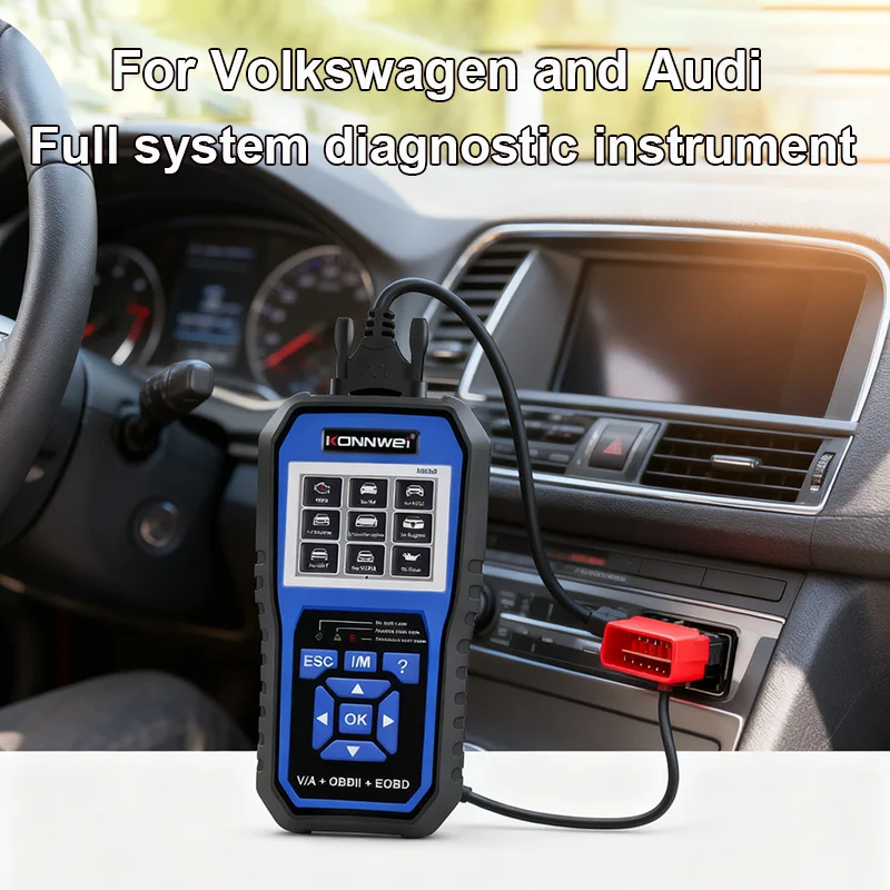 

Full-system Car OBD2 Diagnostic Tool All Systems For VW For Audi ABS Airbag Oil ABS EPB DPF SRS TPMS Reset Scanner Volkswagen