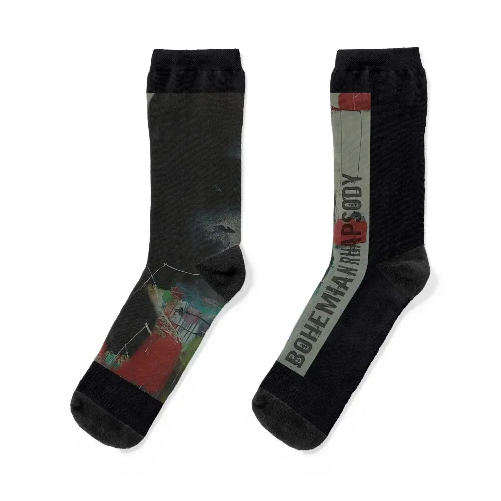 bohemian rhapsody freddie mercury paul lovering Socks aesthetic custom sports Socks Ladies Men's