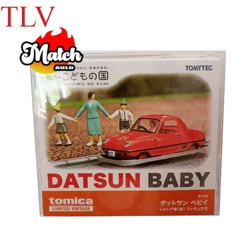 tlv-1-64-tomytec-children's-kingdom-datsun-baby-car-voiture-de-simulation-en-alliage-objet-de-collection-et-de-decoration-jouet-pour-garcons