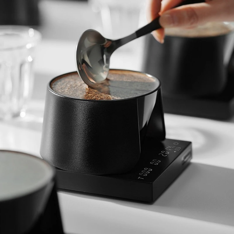 Bol de dégustation de café en PC de qualité alimentaire, double empilable, pour barista, outils de dégustation et de brassage de café à domicile
