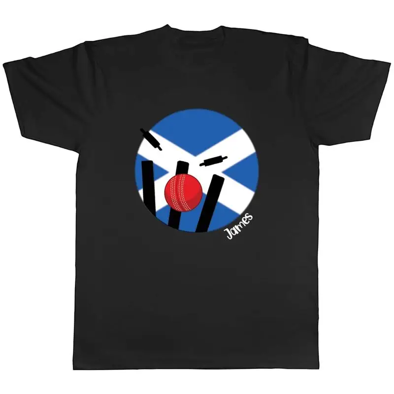 

Крикет Шотландия Спортивная мужская футболка унисекс Футболка в подарок