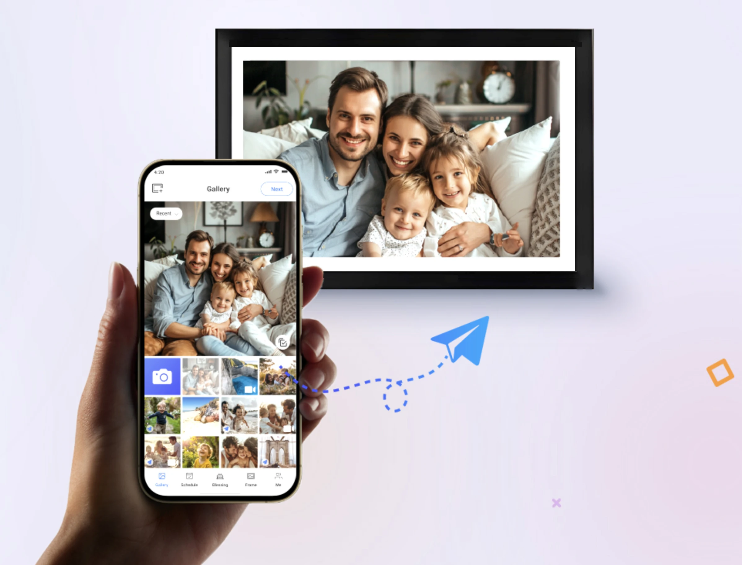 Calendario digital inteligente TJXL de 10,1 pulgadas para Schdule y plan diario