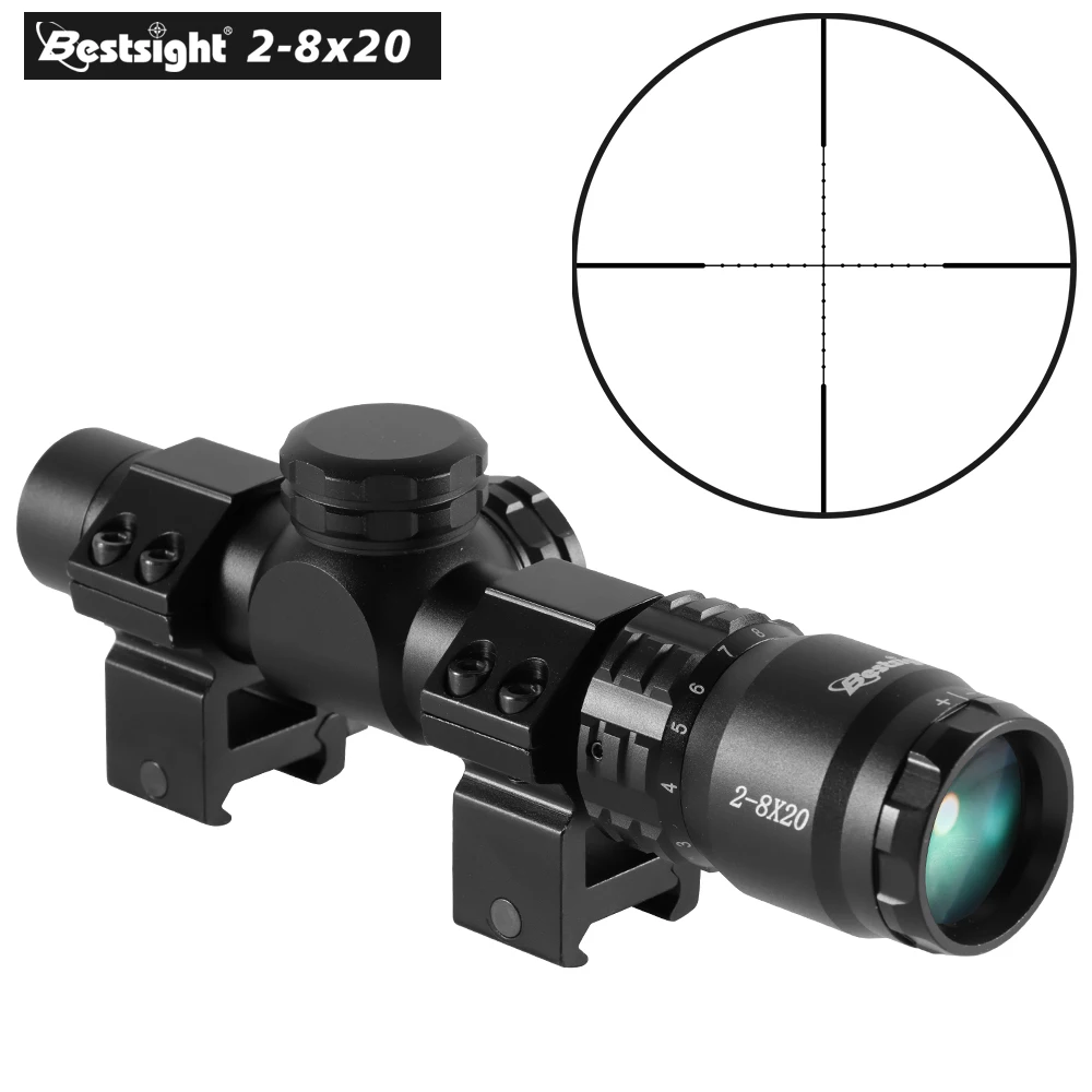 BSA 4-16x44 Tactical Riflescope Optic Sight Green Red Illuminated Hunting Scopes Rifle Scope Sniper Airsoft Air Gun