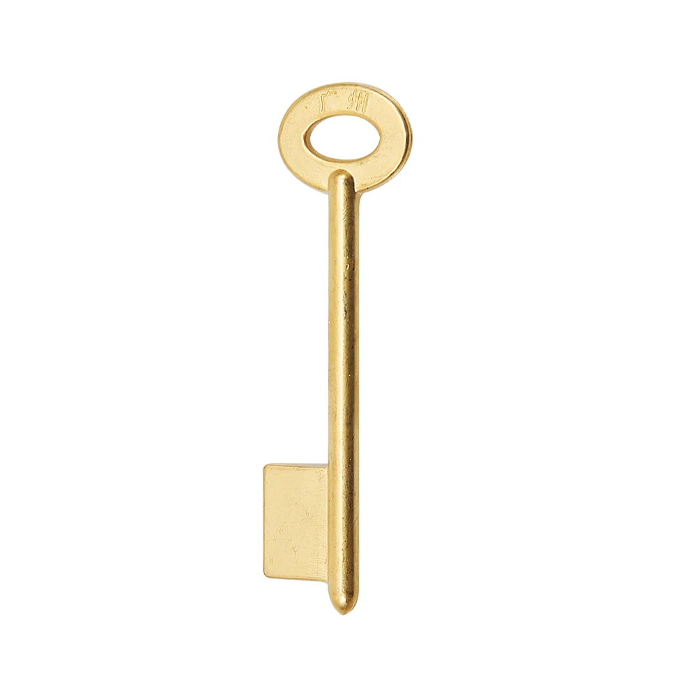 5PC Bronze house key blanks Vault safe key single-bitt key blank for Russian special Old doors key embryo