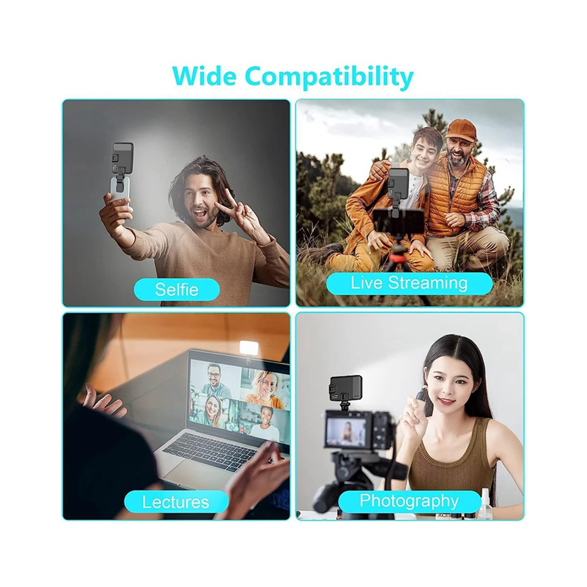 Ноутбук для видеоконференций с заполняющим светом 60, светодиодный заполняющий свет, карманная фотография