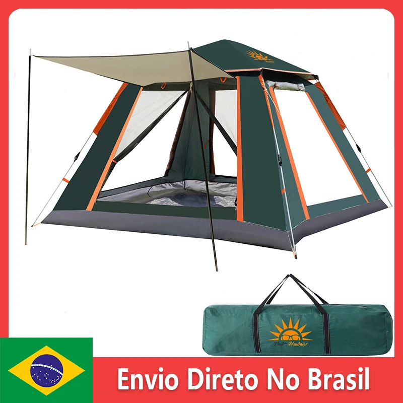 Automatic Pop-up Camping Tent,Quick Open Camping Tent for family hiking camping,with Carring Bag,4 Person