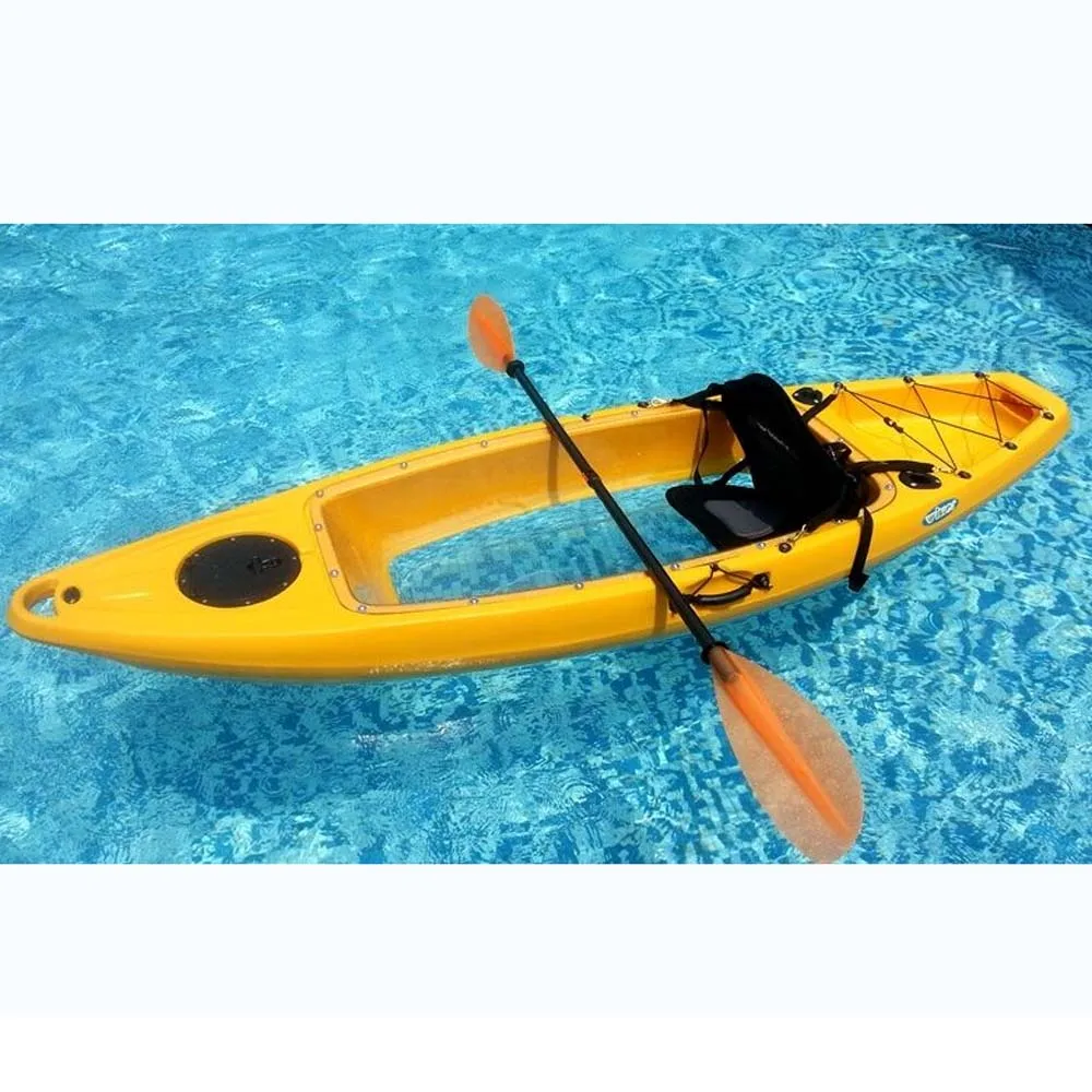 2020 new light single translucent kayak water play assault boat transparent boat rafting boat canoe