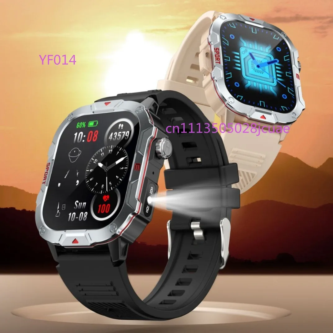 QX11 Smart Watch, Men's Outdoor Sports, Multi-function, Heart Rate Monitor, Bluetooth Call, Flashlight, Waterproof Fitness Watch