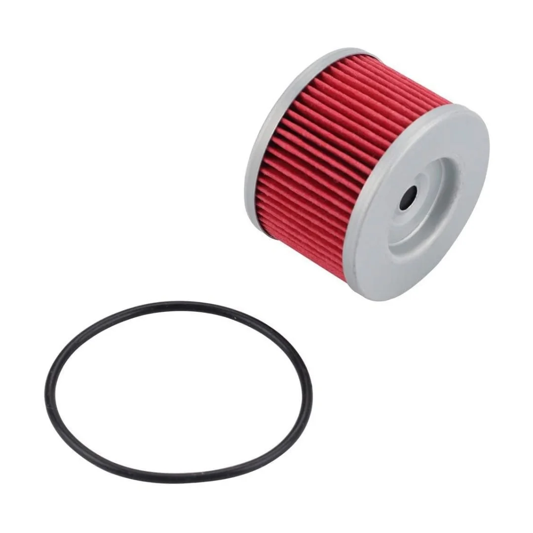 2PCS Oil Filter with O-Rings For KLX110 KLX140 KX450F CRF250L CRF250M CBR250R CBR300R CB300F XR650L XR250 XR400R Replace HF112