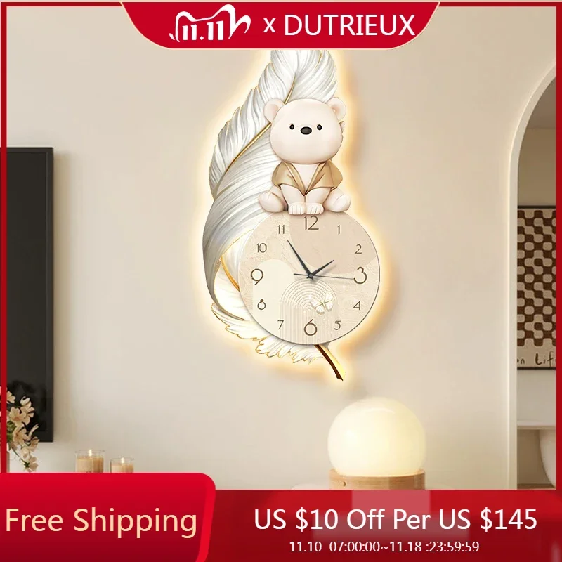 

Luxury Digital Wall Clocks Living Room Art Mural Aesthetic Restaurant Wall Watch Silent Aesthetic Reloj De Pared Home Decor