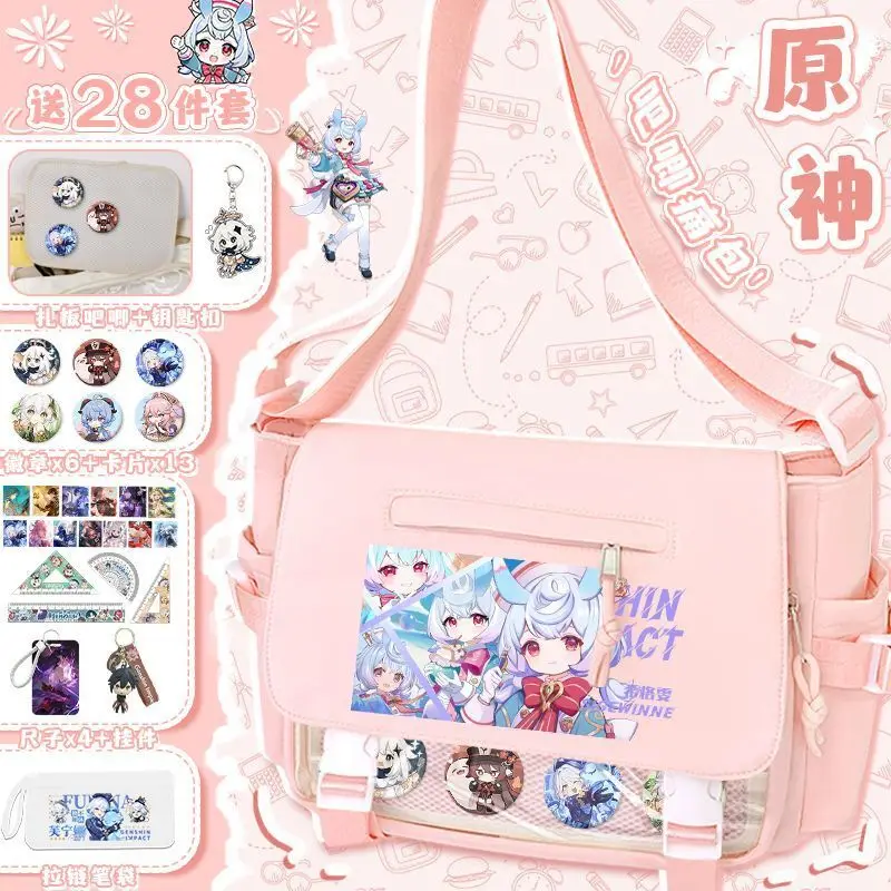 

Genshin Impact Crossbody Large Capacity Peripheral For Middle School Students High Appearance Value 2025 New Versatile Should