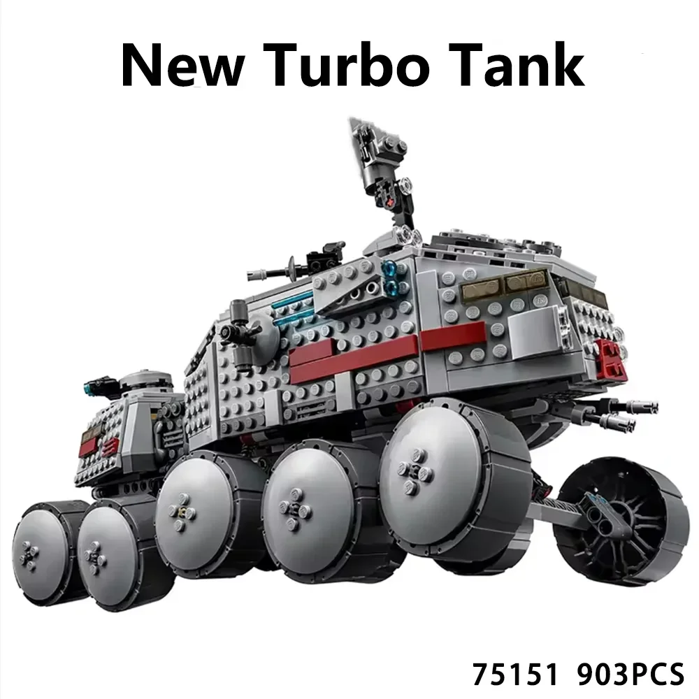 HOT TOY Turbo Tank Compatible with 75151 Scene Building  Props  DIY TOY Puzzle Children's Assembled Collect Toys Birthday Gift