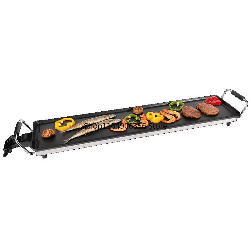 for Premium 100cm Electric Rotisserie Grill - Indoor Smokeless BBQ with Non-Stick Aluminum Pan